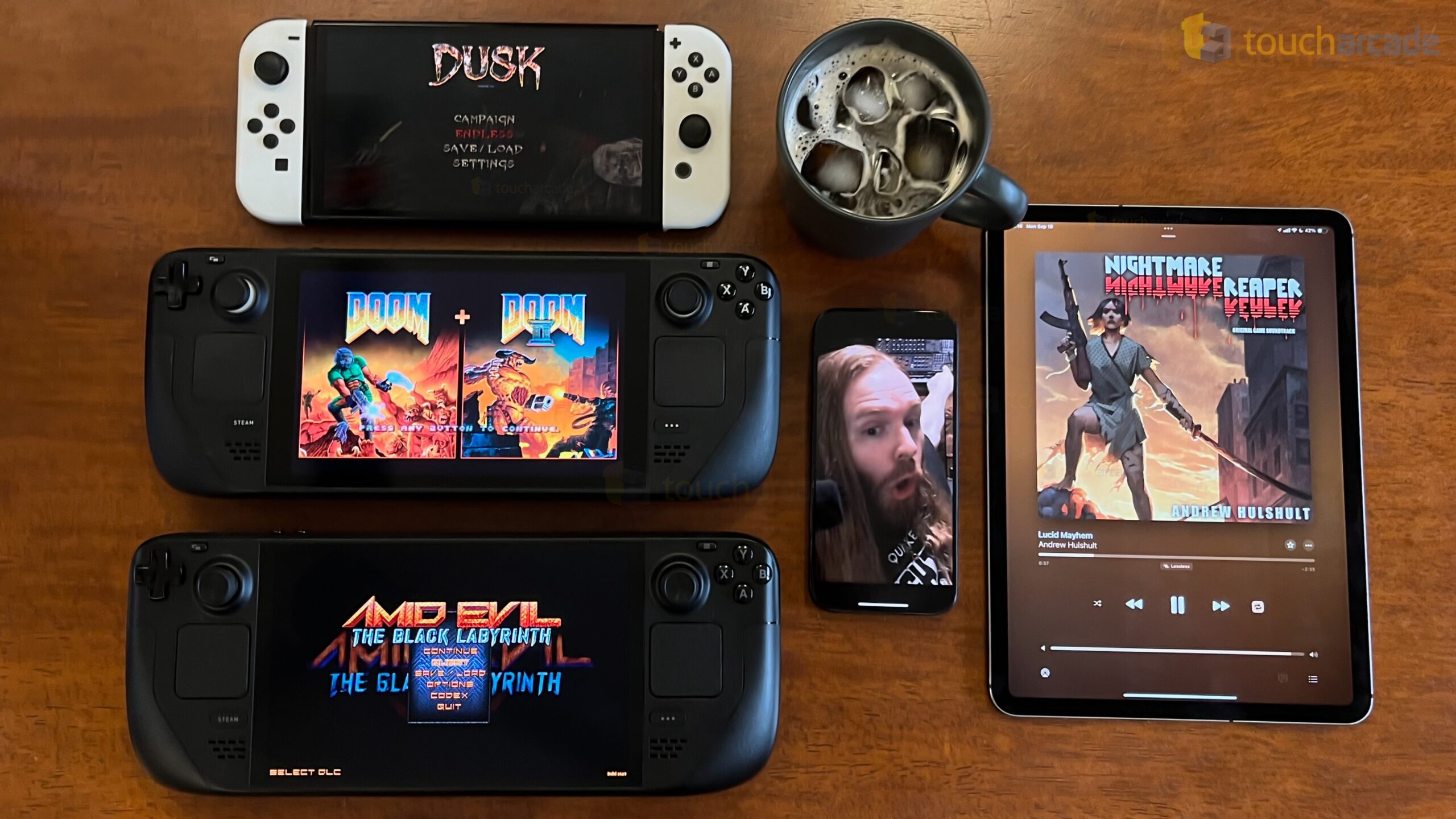 DOOM IDKFA, Blood Swamps, DUSK, Iron Lung, AMID EVIL, Music, Guitars, Cold Brew Coffee, and More – TouchArcade DOOM IDKFA, Blood Swamps, DUSK, Iron Lung, AMID EVIL, Music, Guitars, Cold Brew Coffee, and More – TouchArcade